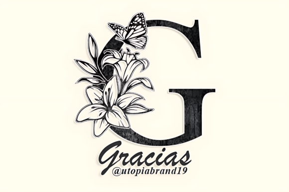 Betty Flowers Monogram Font - Preview 6