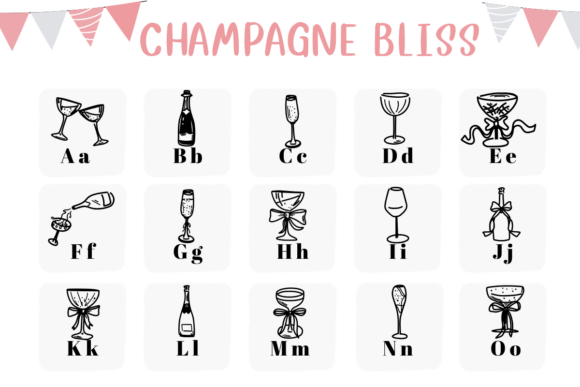 Champagne Bliss Font - Preview 1