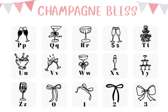 Champagne Bliss Font - Preview 2