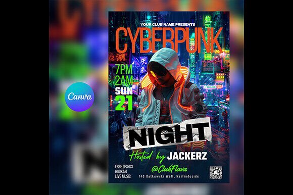 DJ Club Flyer Vol. 18 for Canva