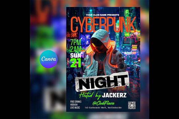 DJ Club Flyer Vol. 18 for Canva