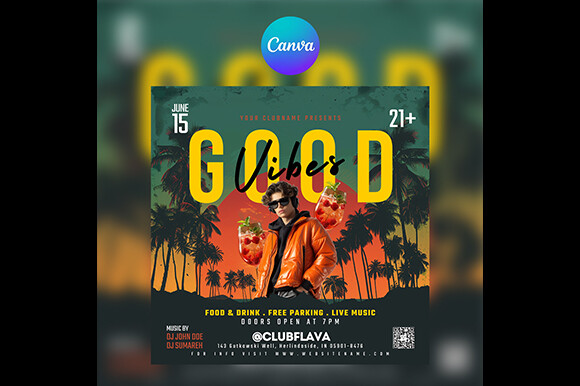 DJ Club Flyer Vol. 20 for Canva