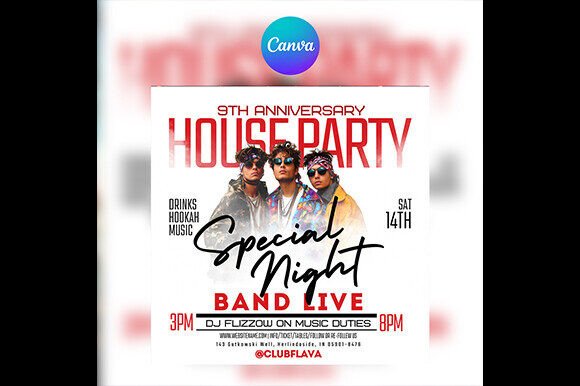 DJ Club Flyer Vol.16 for Canva