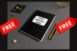 FREE DAILY PLANNER 2025 COVER Graphic by NovaMint Creative · Creative ...