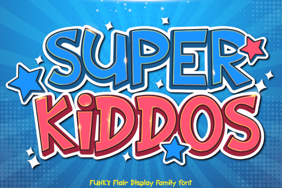 Funky Flair Font PNG with transparent background - Preview 2
