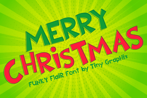 Funky Flair Font - Preview 5