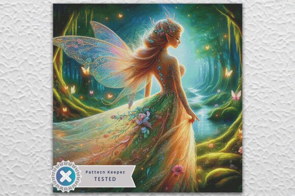 Fantasy Fairy Cross Stitch Pattern PDF