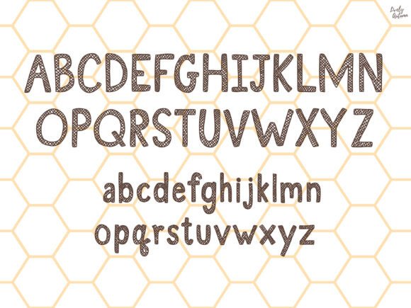 Honeycomb Font - Preview 1
