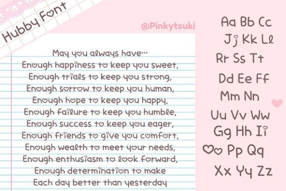 Hubby Font - Preview 1
