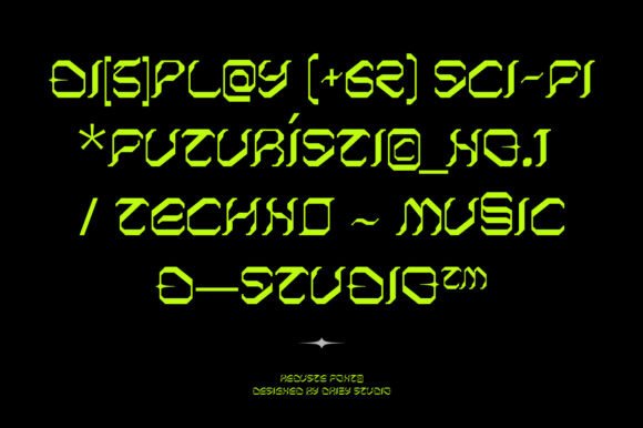 Reduste Font PNG with transparent background - Preview 2