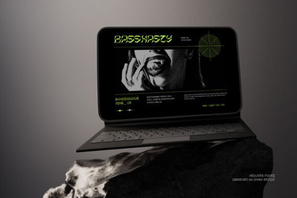 Reduste Font PNG with transparent background - Preview 6