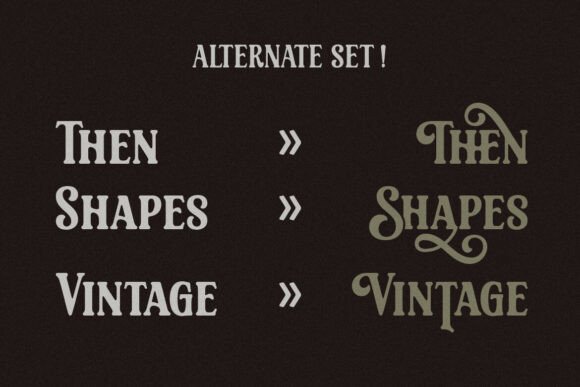 Shelten Font PNG with transparent background - Preview 4
