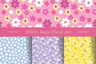 2000's Inspo Floral Art Graphic by All_Design98 · Creative Fabrica