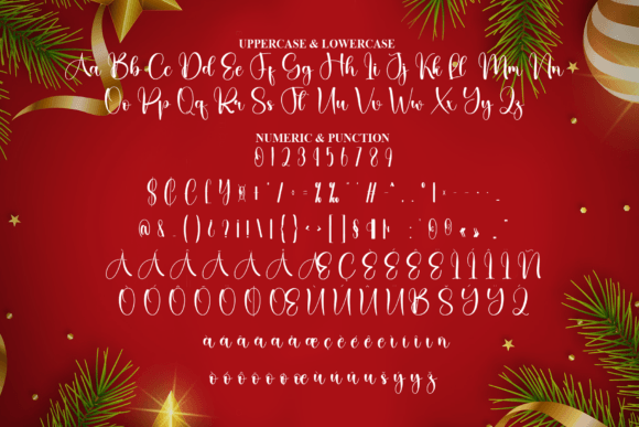 Angela Christmas Font - Preview 6