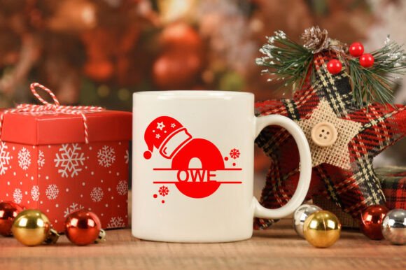 Big Santa Hat Font PNG with transparent background - Preview 1