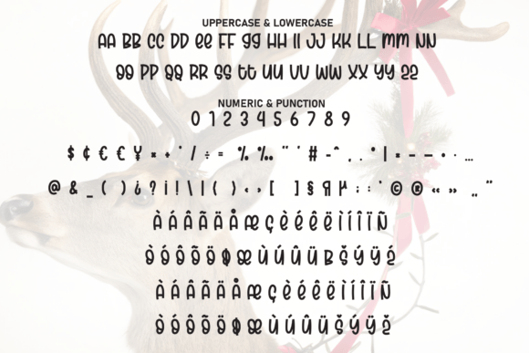 Christmas Reindeer Font - Preview 6