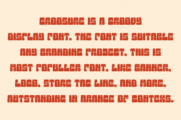 Groosure Font PNG with transparent background - Preview 3