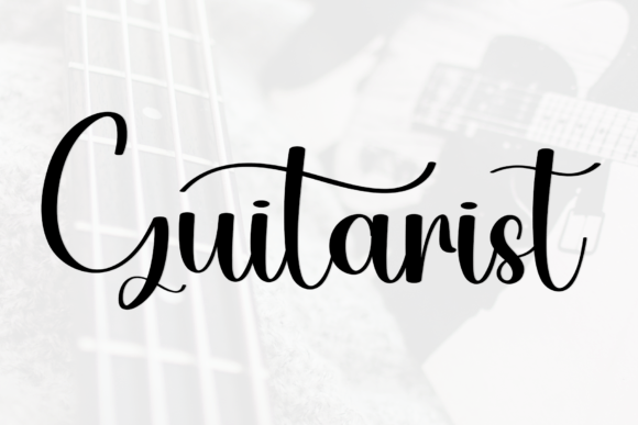 Guitar Vintage Font - Preview 6