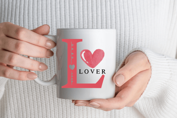 Heart Line Valentine Font PNG with transparent background - Preview 3