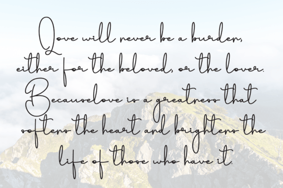 Hinterland Font PNG with transparent background - Preview 5