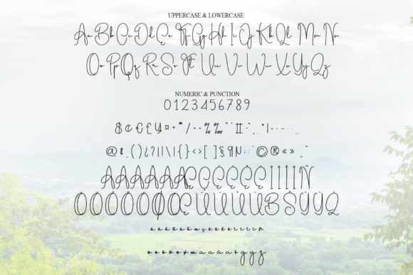Hinterland Font PNG with transparent background - Preview 6