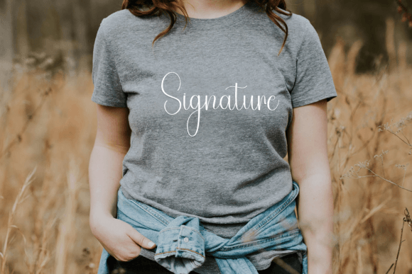 January Minimalist Font PNG with transparent background - Preview 3