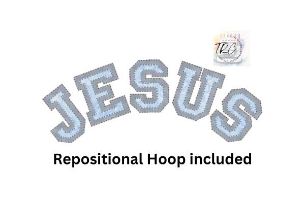 Jesus Double Applique Bean