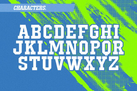 Megrush Font PNG with transparent background - Preview 2