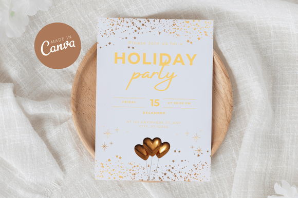 New Year Invitation Canva