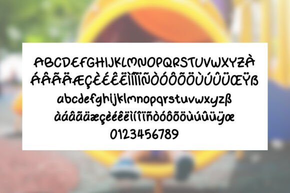 Oliver Play Font PNG with transparent background - Preview 3
