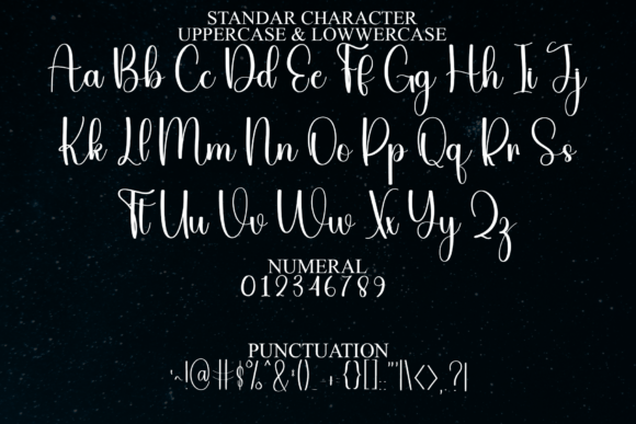 Original Moonlight Font PNG with transparent background - Preview 2