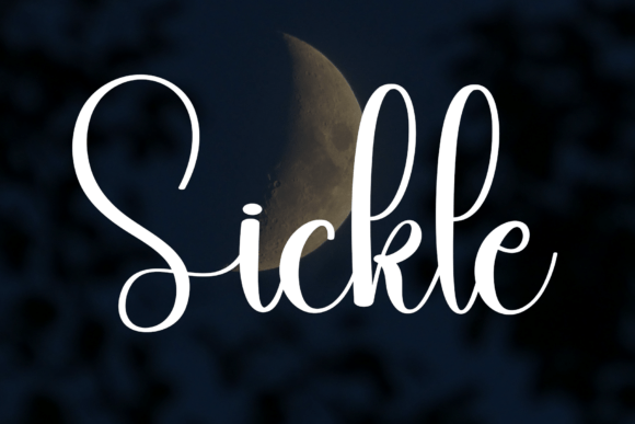 Original Moonlight Font PNG with transparent background - Preview 6