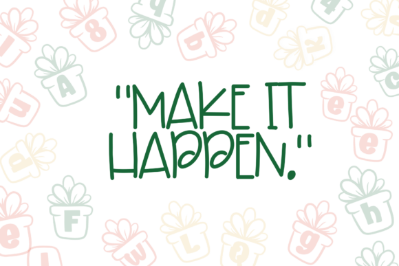 Seedling Font PNG with transparent background - Preview 5