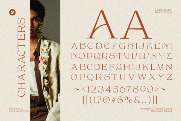 Bruney Season Font PNG with transparent background - Preview 4