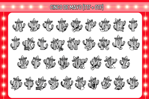 Cinco De Mayo Font - Preview 1