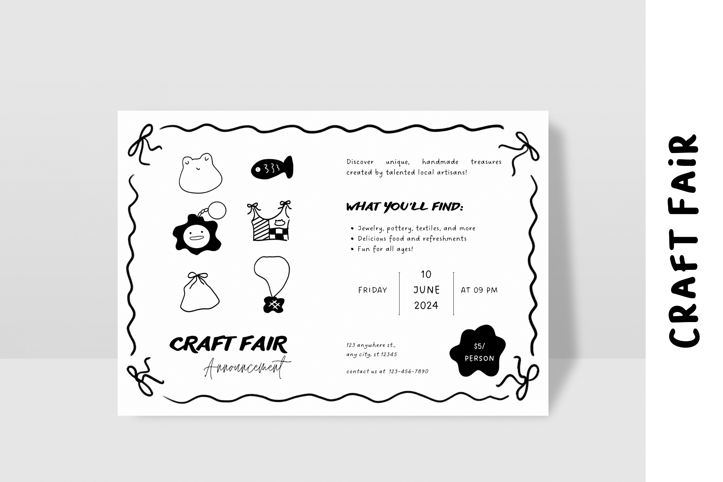 Craft Fair Flyer Template