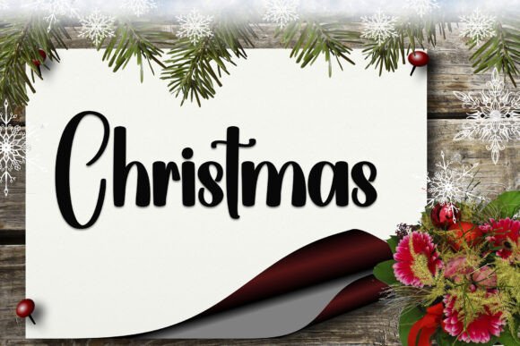 Cute Snowman Font - Preview 1