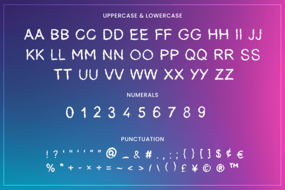 Distant Rough Font - Preview 1