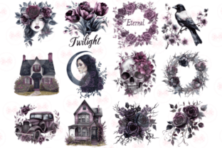 Gothic Spring Clipart Graphic by Markicha Art · Creative Fabrica