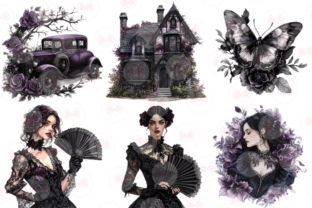 Gothic Spring Clipart Graphic by Markicha Art · Creative Fabrica