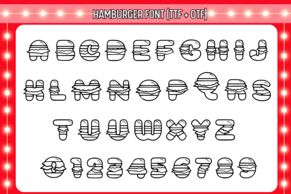 Hamburger Font - Preview 1