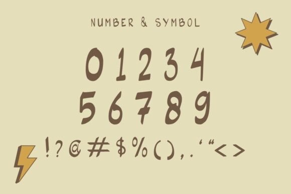 Happy Font PNG with transparent background - Preview 3