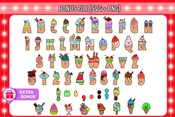 Ice Cream Font - Preview 2