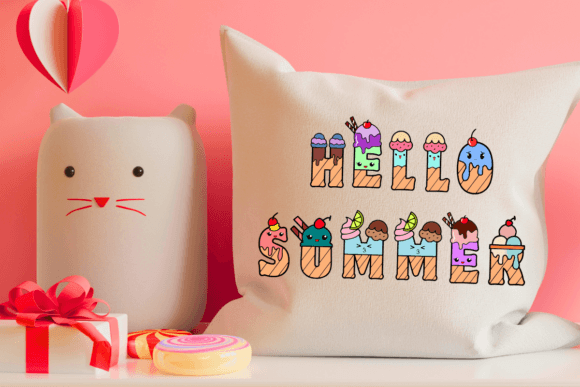 Ice Cream Font - Preview 5