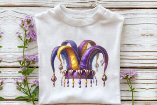 Mardi Gras Jester Hat Clipart Graphic by Dream Print · Creative Fabrica