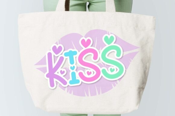 Mini Love Font PNG with transparent background - Preview 1