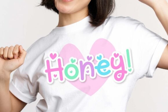 Mini Love Font PNG with transparent background - Preview 2