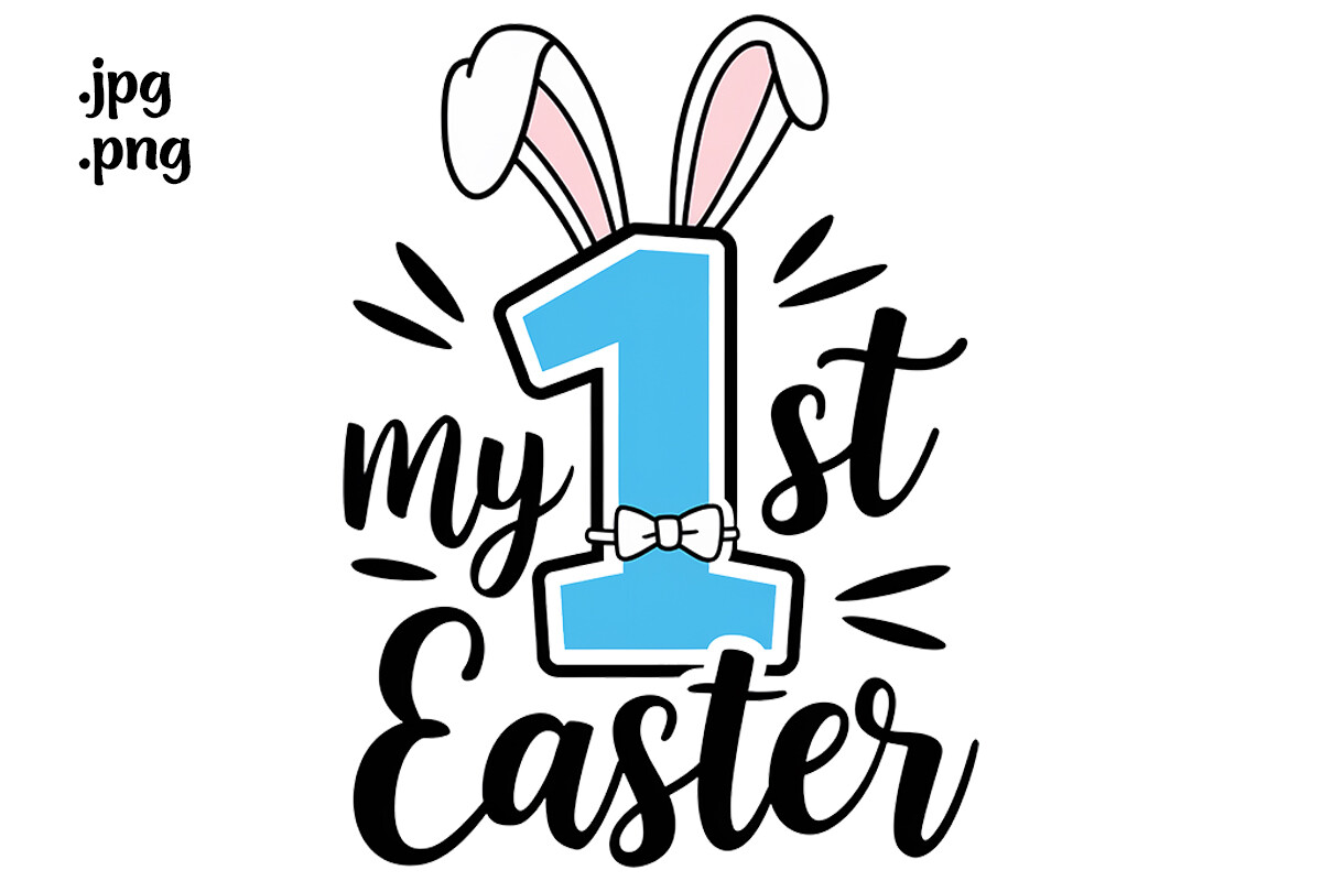 My 1st Easter Graphic by Joanna Redesiuk · Creative Fabrica