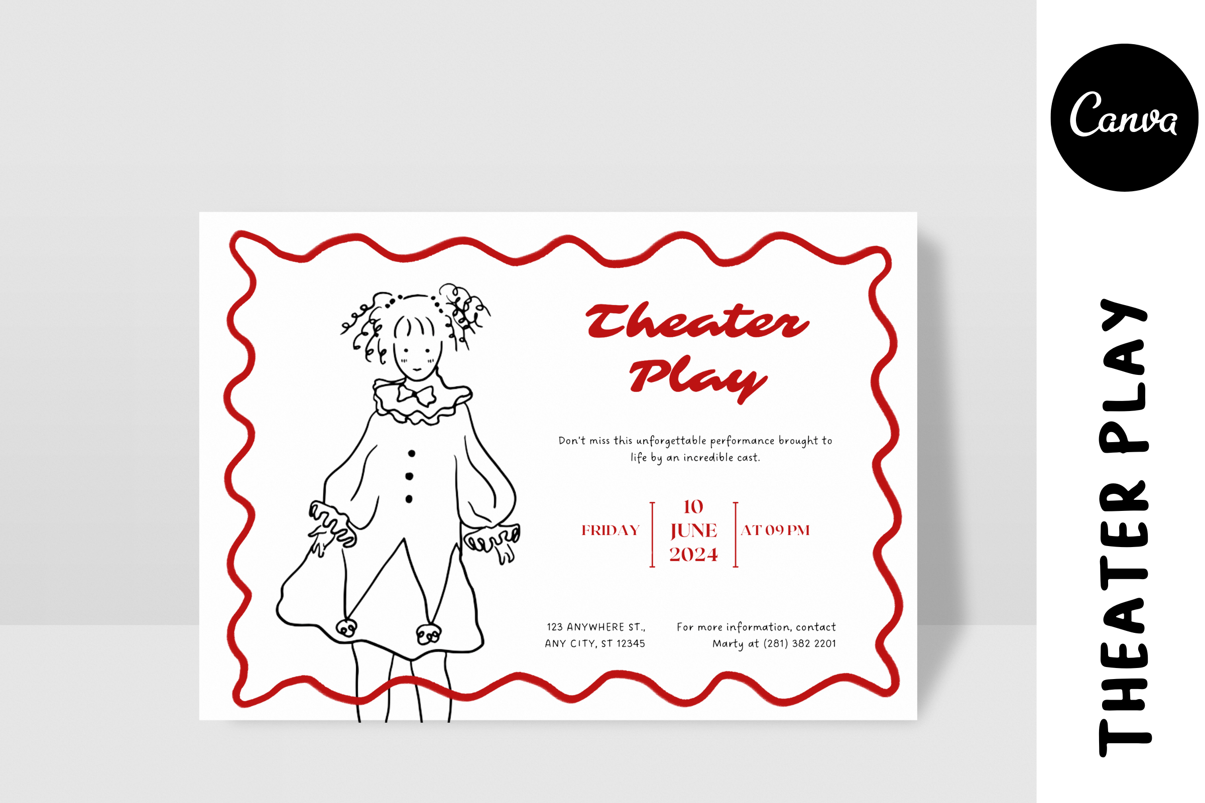 Theater Play Announcement Flyer