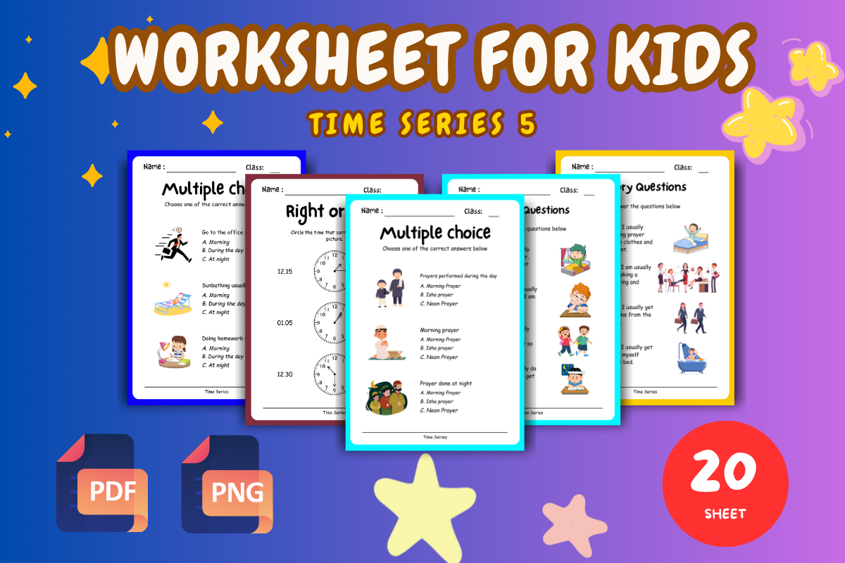 Time Series Worksheet 5 Graphic by Diyastudio · Creative Fabrica